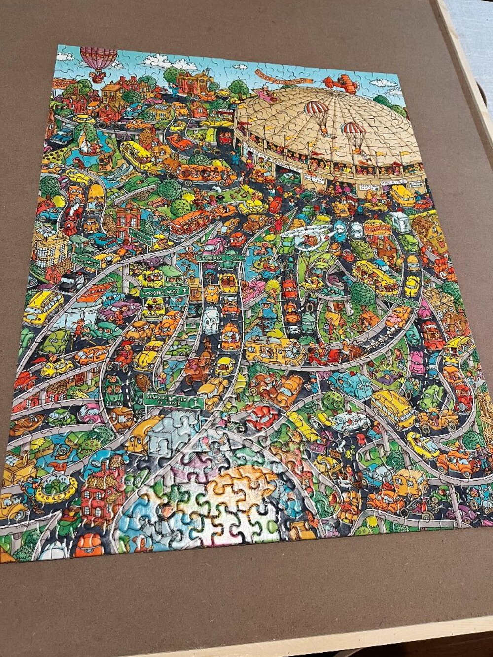 Springbok Vintage (1985) “Super Dome Sunday” 500 Piece Jigsaw Puzzle Hallmark